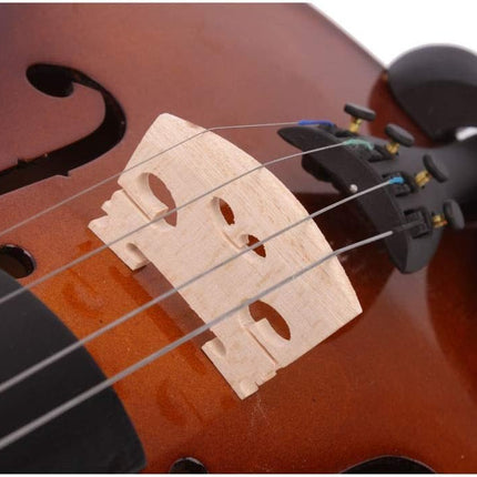 Beginner Full Size 4/4 Acoustic Violin Kit - Natural