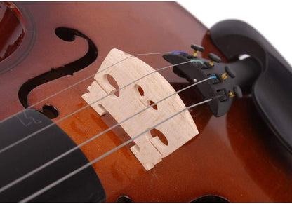 Beginner Full Size 4/4 Acoustic Violin Kit - Natural - photo 4