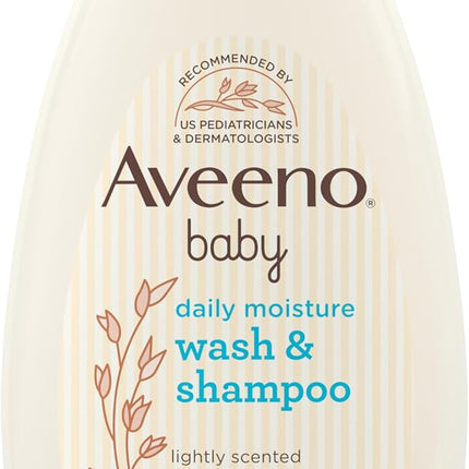 Aveeno Baby Wash & Shampoo For Hair & Body, Tear-Free, Fresh, 8 Oz