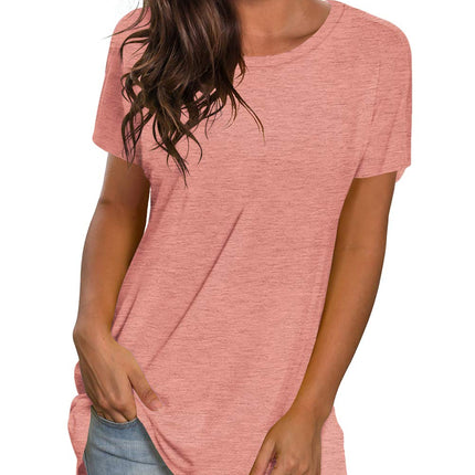 Womens Loose Fit Tshirts Short Sleeve Summer Tops Casual Workout Yoga Tunic T Shirts Tops