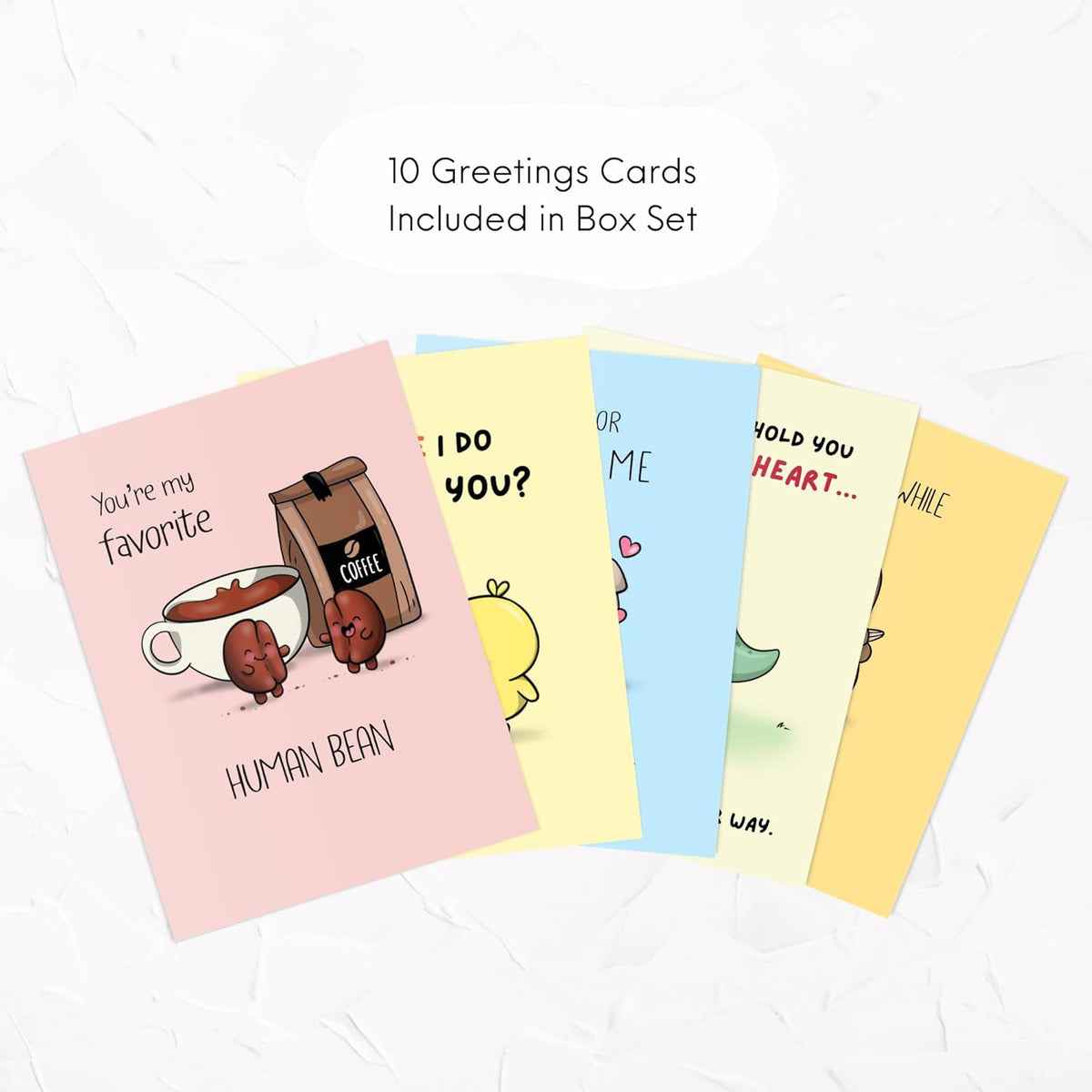 Boxed Set of 10 Funny, Cute Notecards for All Occasions - photo 2