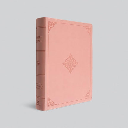 ESV Giant Print Bible, Red Letter (TruTone, Pink, Fleur-de-lis Design): Holy Bible, English Standard Version