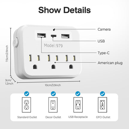 Cámara de vigilancia Wi-Fi Hd 1080p; cámara inalámbrica de pared con detección de movimiento y grabación en bucle; compatible con carga rápida y monitoreo remoto; diseñada específicamente para seguridad del hogar