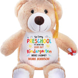 Kindergarten Here I Come Personalized Graduation Teddy Bear 2026