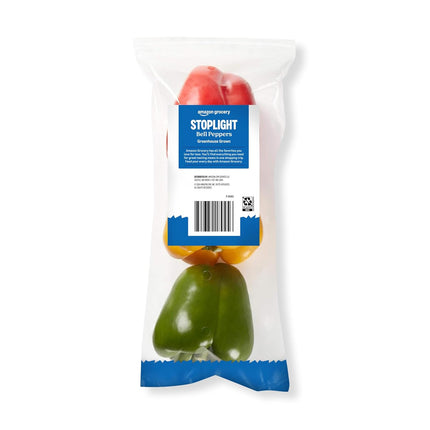 Amazon Grocery, Stoplight Bell Peppers, 3 Ct