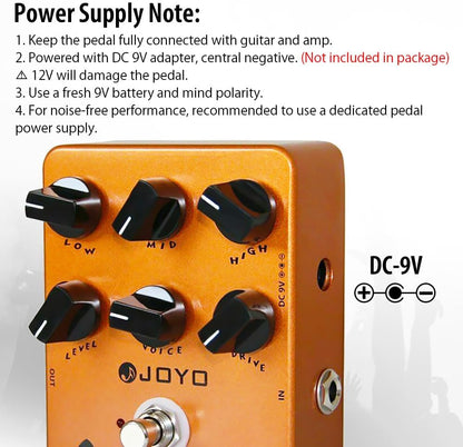 American Tube Amp Simulator & Preamp Guitar Pedal with Built-In Cab Sim - photo 5