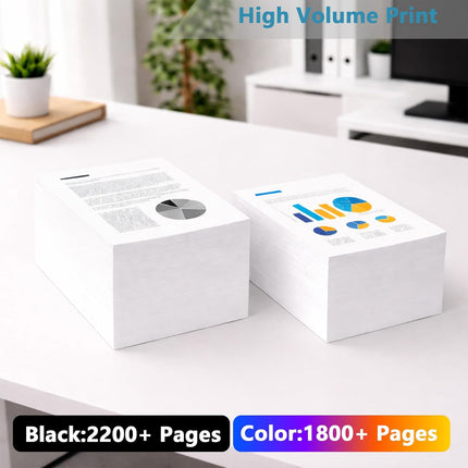 910XL Ink Cartridges Black Replacement for HP 910 XL Compatible for HP910 HP910XL to use with OfficeJet Pro 8020 8025 8028 8030 8035 8010 8015 8018 8022 Printers with V15.2.1 Chip (Black, 2 Packs)