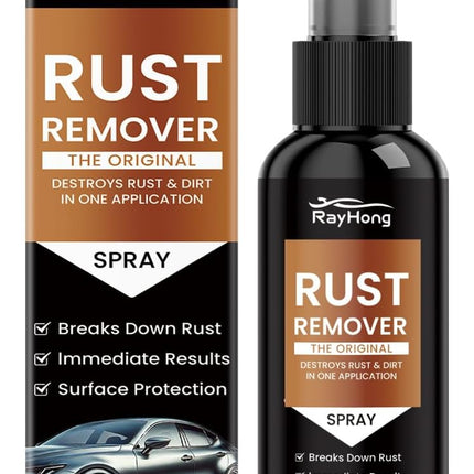 Rust Remover 2026 Upgrade Heavy Duty Metal Cleaner for Vehicles, Tools, Chains, Iron Out Rust Stain Remover, Multi-Surface Cleaner