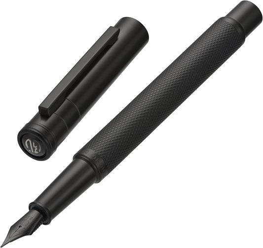 Matte Fountain Pen Extra Fine Nib Classic Design with Converter and Metal Pen Box Set
