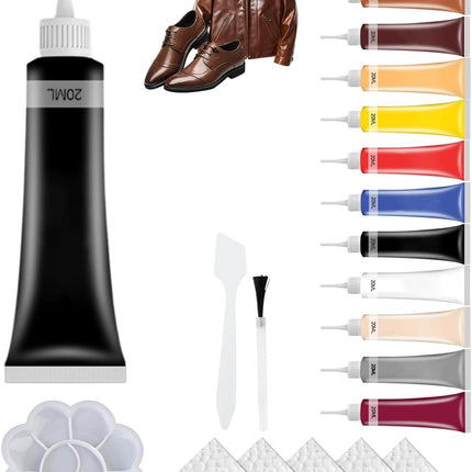 AIIONP Advanced Leather Repair Gel, 2026 New Leather Repair Kit for Car Seat Vinyl Repair Kit, Professional Leather Repair Kit for Car Seat, Multifunctional Couch and Jacket Repair Kit (Black)