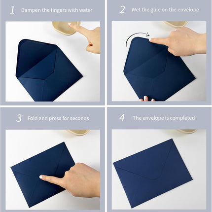 A7 Envelopes 30 Pack 5x7 V-Flap Thick Invitation Envelopes for 5x7 Photos,Cards, Birthday, Weddings, Graduations, Announcements, Baby Shower 5.28 "x 7.13" (Black, A7)