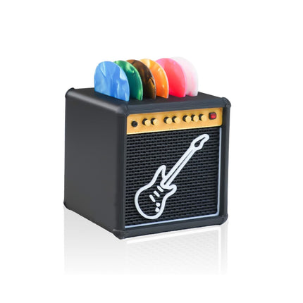 Guitar Picks Holder Box,Amplifier Speaker Style Paddle Holder Guitar Pick Display Holder,For Pick Storage And Display,Gift For Guitar Players Guitarists