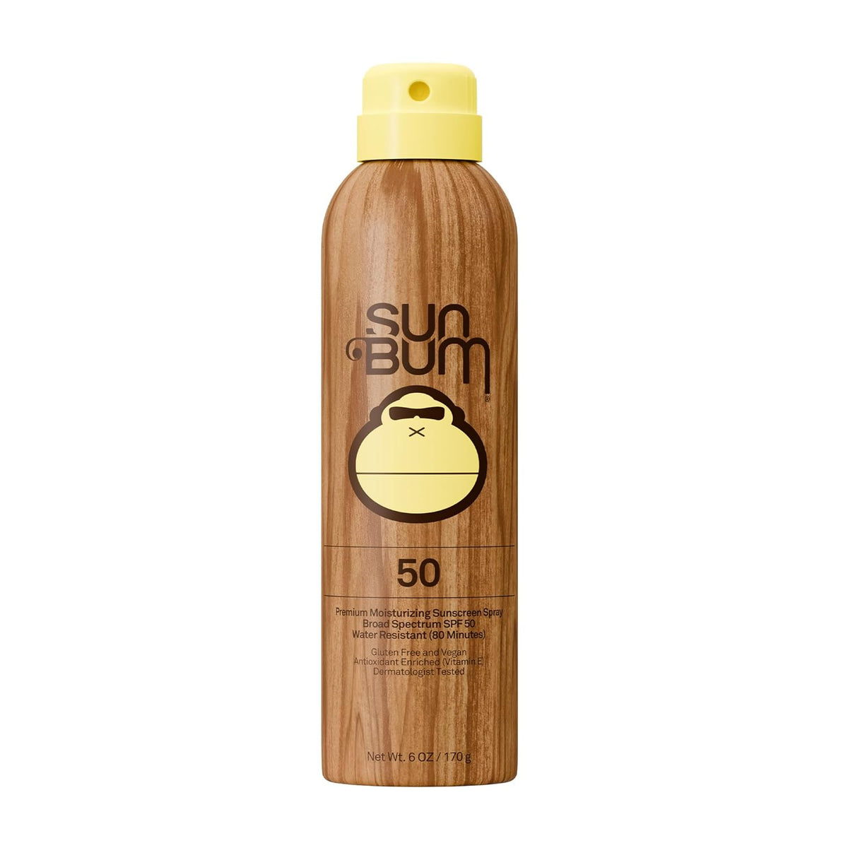 Original SPF 50 Sunscreen Body Spray - Broad Spectrum Moisturizing Sunscreen with Vitamin E - Hawaii 104 Act Compliant