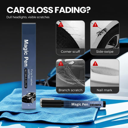 2026 Magic Car Scratch Removal Pen, New Car Magic Scratch Removal Pen, All Cars Pens Scratches for Quick Automotive All Cars Paint Scratches Repair (2PCS)