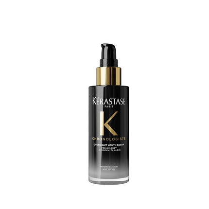 Kérastase Chronologiste Overnight Youth Serum - Age-Corrective Leave-In Serum for Hair Weakened by Signs of Aging, Anti-Frizz, Infused with Pro-Xylane™ & Ochrophyta Algae