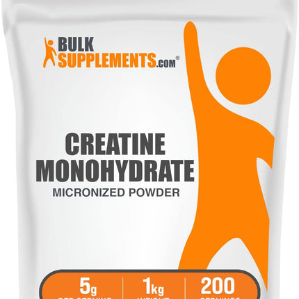 Micronized Creatine Monohydrate Powder — Pure 1kg 