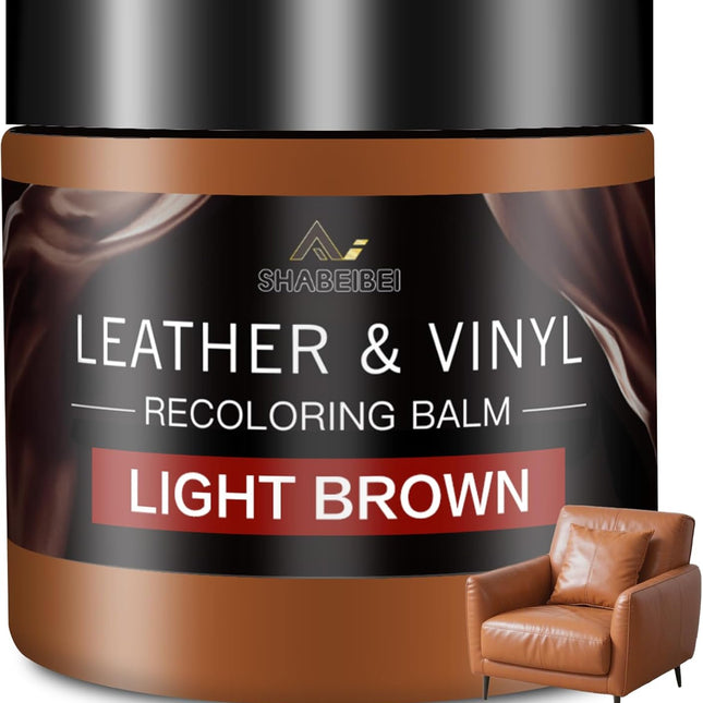 Light Brown Leather Recoloring & Scratch Repair Kit