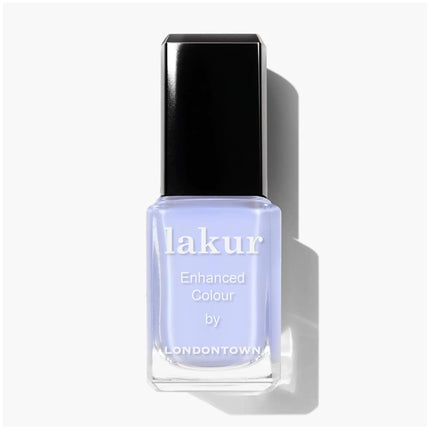 LONDONTOWN Lakur Nail Polish – Blue, Long-Lasting, Streak-Free, Chip-Resistant | 21+ Free Non-Toxic Vegan Nail Color, Strengthens & Hydrates Nails, 0.4 Fl Oz, Cloud Nine