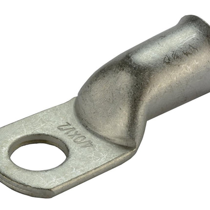 TEMCO 5 Pack Tinned Copper Welding Battery Cable Ends, Lugs Terminal 4/0 AWG 1/2" Hole - Marine Grade (6 AWG to 1/0 AWG Options Available)