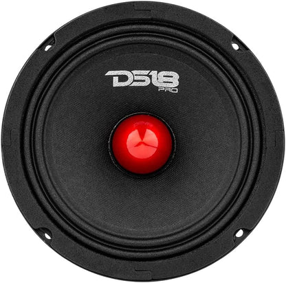 6.5-Inch Midrange Loudspeaker with Red Aluminum Bullet, 4 Ohm - photo 3