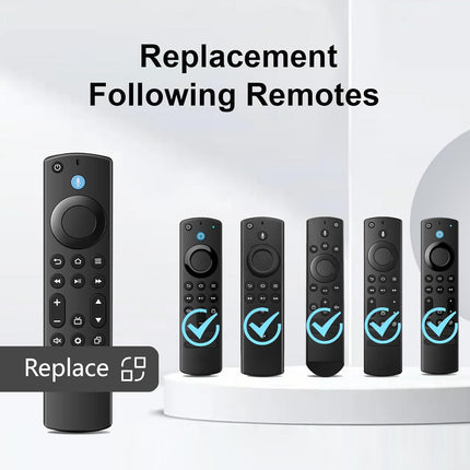 Luyeper Replacement TV Remote for Amazon Fire Stick (4K Max, 4K, HD), Firestick 3rd Gen, TV Cube and Insignia, Toshiba Smart TVs with Voice Control