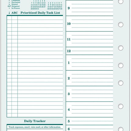 FranklinCovey - Original Two Page Per Day Ring-Bound Planner (Jan 2026 - Dec 2026, Classic)