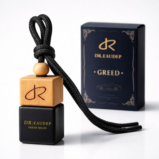 Greed Car Air Freshener — Aventos-Inspired Luxury Scent Diffuser for Cars, Long-Lasting Odor Eliminator with Premium Essential Oils, Unisex Car Perfume, Portable Hanging Diffuser Gift