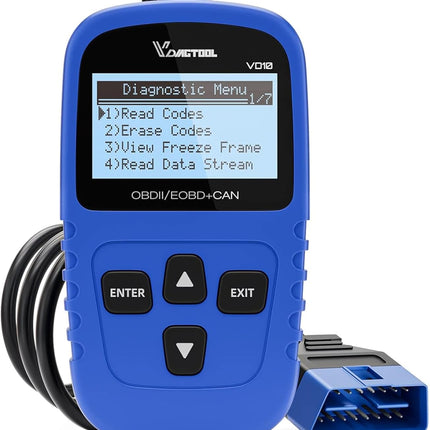 OBD2 Scanner Code Reader Car Diagnostic Tool Engine Fault Code Reader for Turn Off CEL with Freeze Frame/I/M Readiness for All OBDII Protocol Cars, OBD2 Scanner Diagnostic Tool