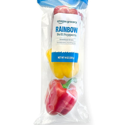 Amazon Grocery, Rainbow Bell Peppers, 3 Ct
