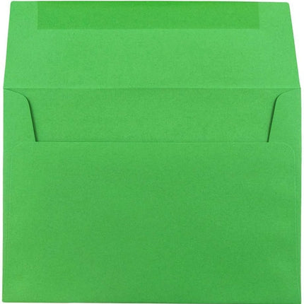 JAM PAPER A7 Colored Invitation Envelopes - 5 1/4 x 7 1/4 - Green Recycled - 50/Pack