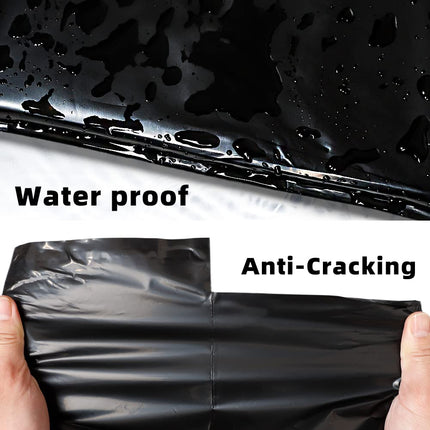 100 piezas de sobres de envío negros de polietileno de 12x15.5 Inches, sellado adhesivo fuerte, impermeables y resistentes al desgarro, bolsas postales para ropa, libros y accesorios