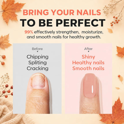 Nail Strengthener and Growth, Nude Natural Glow Nail Polish