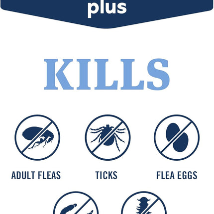 PetArmor Plus Flea and Tick Prevention for Dogs, Small Dog Flea and Tick Treatment, 3 Doses, Waterproof Topical, Fast Acting (5-22 lbs)