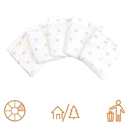 Amazon Basics Leak-Proof, Super Absorbent Male Dog Diapers with Wetness Indicator, Comfortable Design, Breathable Disposable Wrap, Secure Fit, Small, 30 Count