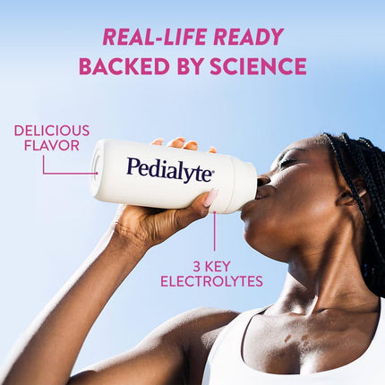 Pedialyte Electrolyte Powder, Hydration Drink for Kids & Adults, Strawberry Lemonade, 8 Powder Packets