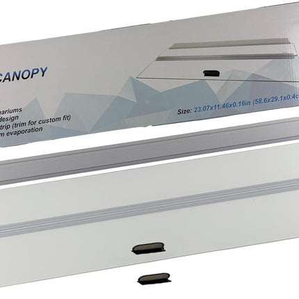 H2Pro Glass Canopy Aquarium Lid for Fresh & Saltwater Fish Tanks (24GT for Aqueon & Marineland 15 & 20 Tall Aquariums)