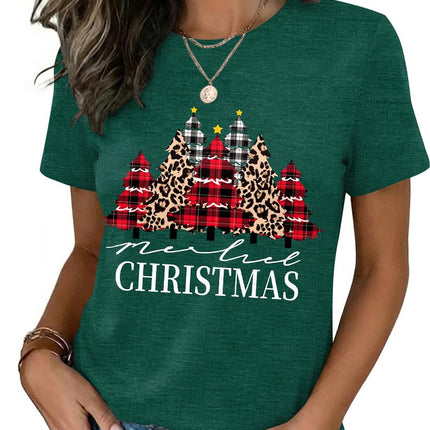 Womens Tshirt Short Sleeve Summer Tops Crewneck Casual Basic Tee Shirts Spring Clothes Trendy Outfit