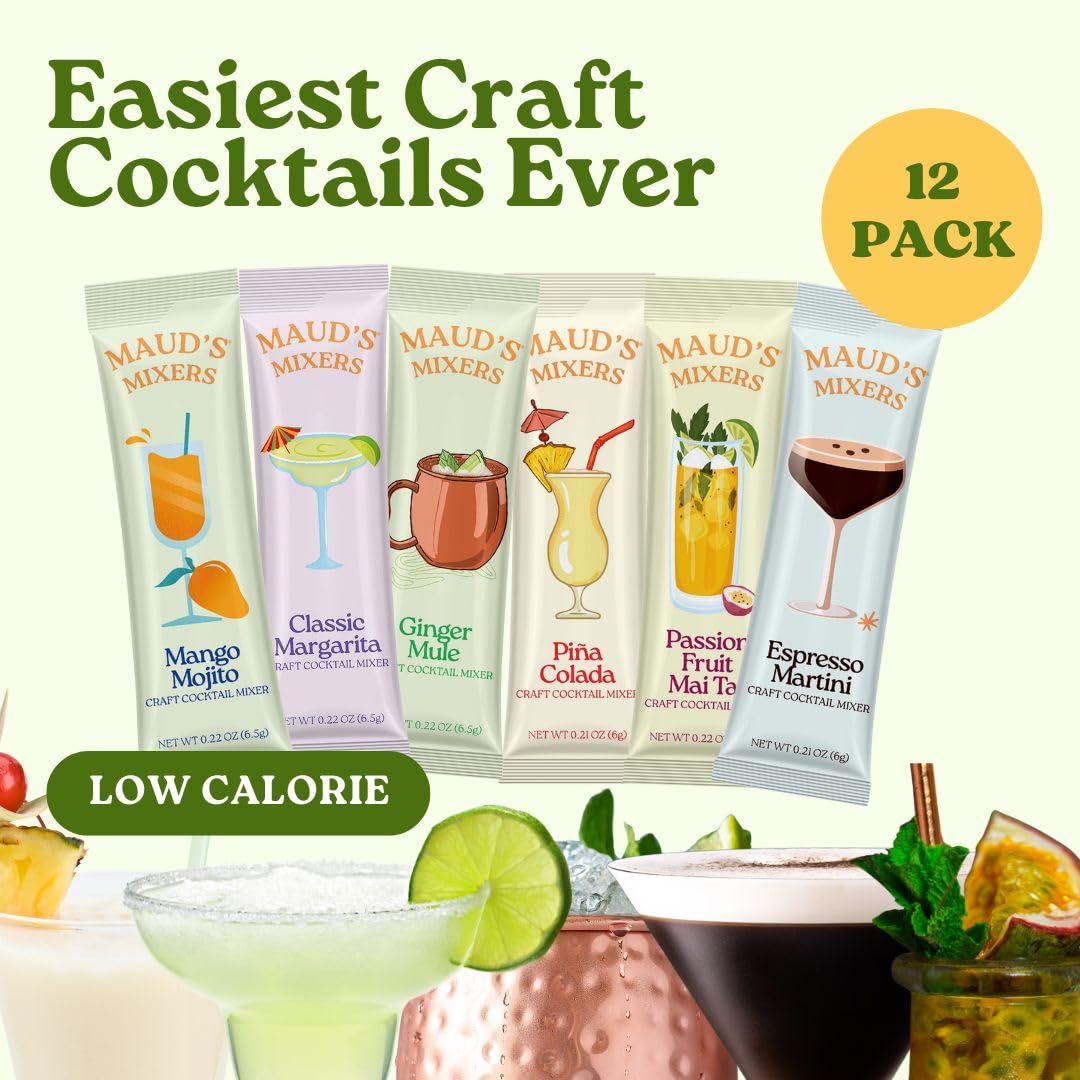 Variety Pack Cocktail Mix, 12 ct, Non-Alcoholic Mocktail Mixer - photo 3