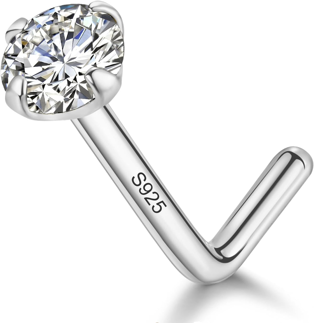 925 Sterling Silver Nose Rings Studs for Women Men