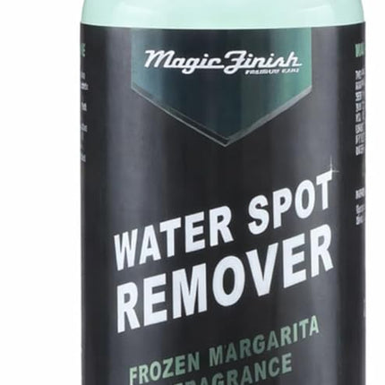 Magic Finish Water Spot Remover for Cars - Professional Mineral Deposit Dissolver for Crystal Clear Glass - Works on Paint and Chrome with Frozen Margarita Scent - 16oz Water Stain Remover for Glass