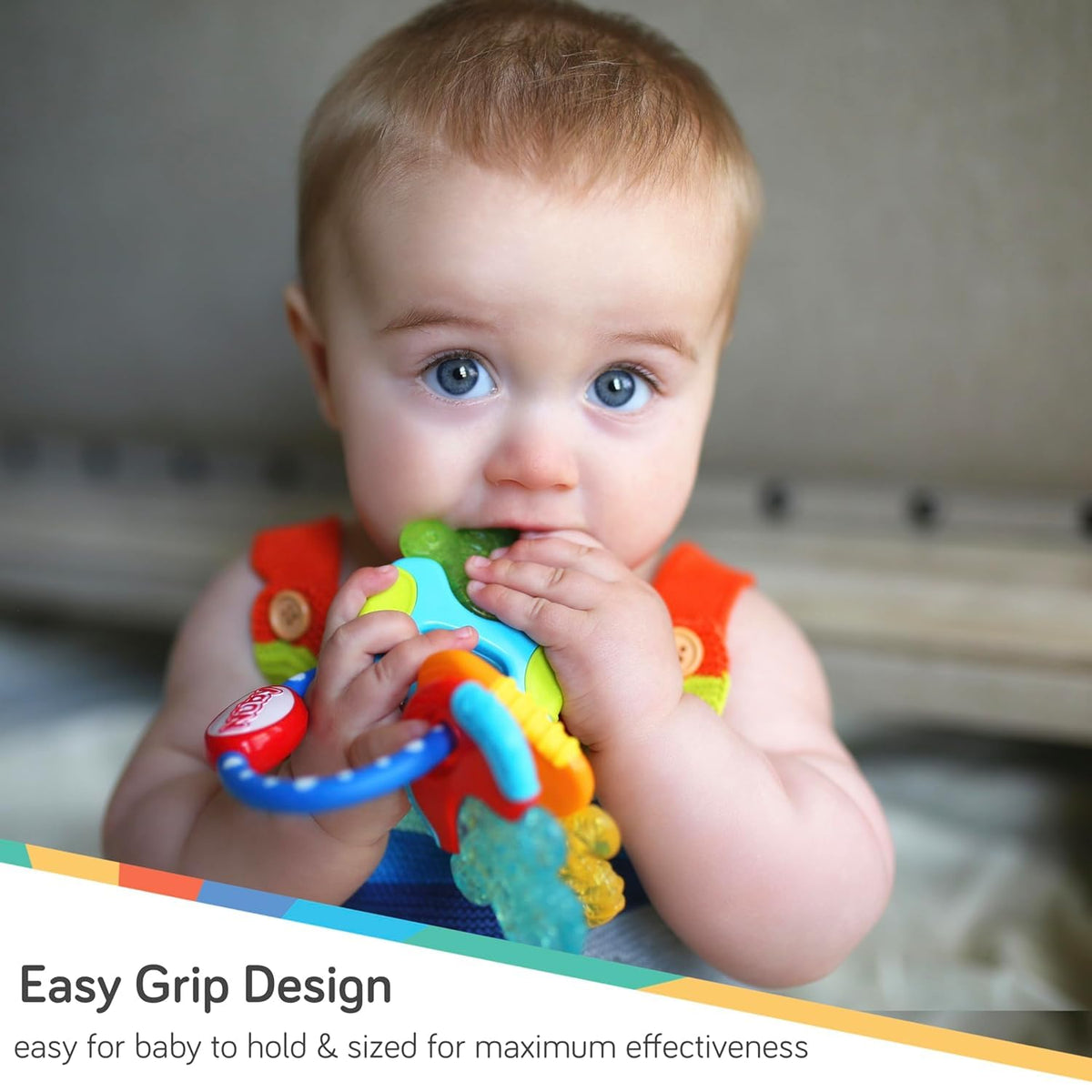 Ice Gel Teether Keys for Infants - Blue - photo 5