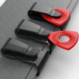 Guitar Pick Clip (3-pack) for Guitar Straps (Patented Design )