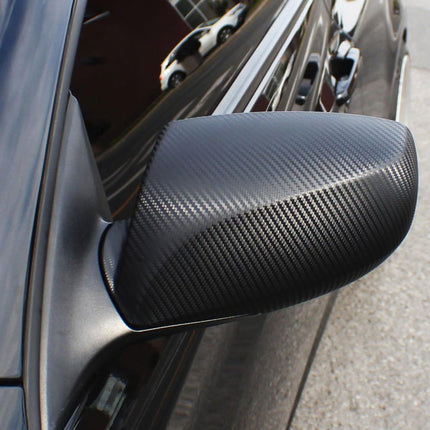 XPO Black Carbon Fiber 5ft x 1ft Car Wrap Vinyl Roll with Air Release