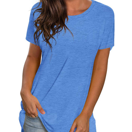 Womens Loose Fit Tshirts Short Sleeve Summer Tops Casual Workout Yoga Tunic T Shirts Tops