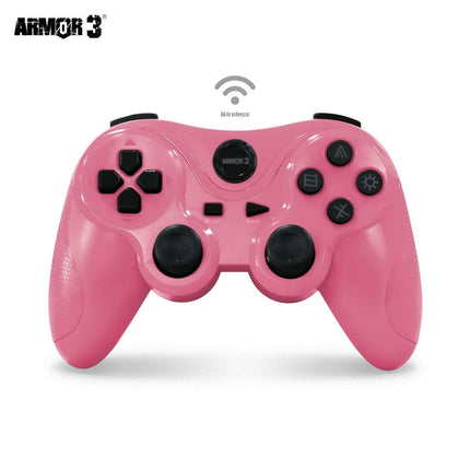 Armor3 "Nuplay" Wireless Game Controller for PS3(Playstation 3) - Pink