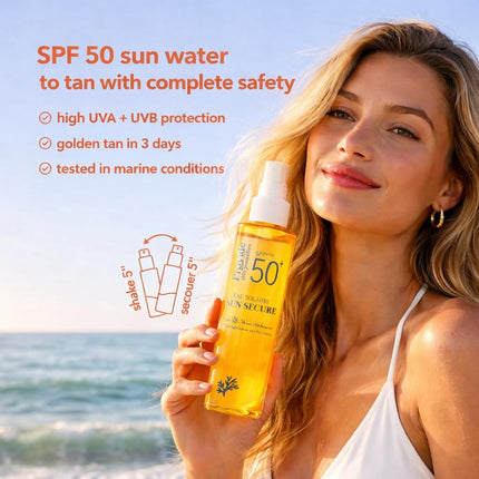 Eau Solaire Sun Secure SPF50 Spray, Lightweight Sun Protection Mist,6.7oz