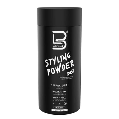 Styling Powder - Natural Look Mens Powder - Easy to Apply with No Oil or Greasy Residue (Large - 60 Grams)