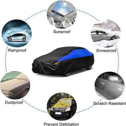 GUNHYI Cadillac Car Cover Custom Fit Cadillac CTS (2003-2014) Waterproof All Weather, Lightweight Full Car Cover Outdoor Sun UV Rain Dust Snow Wind Protection.