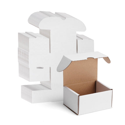 12x9x6 inches White Shipping Boxes pack of 15, Corrugated Cardboard Boxes 12 x 9 x 6 for Packaging Small Business, Moving, Mailing