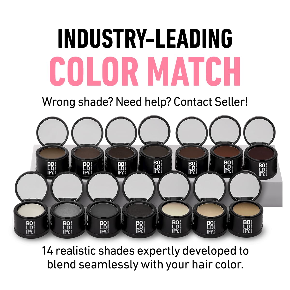 Dark Brown Water-Resistant Hairline Powder Root Touch Up - photo 3